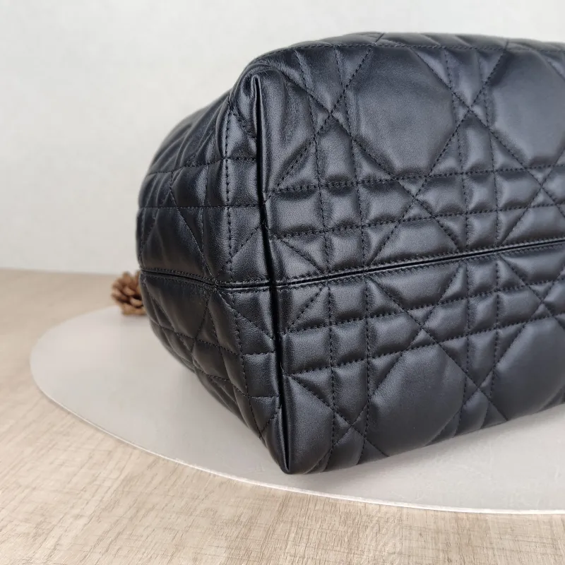 DIOR Top Handle Bag TOUJOURS Black Calfskin Medium28.5 × 17 × 21.5 cm — detail view 8 of 13