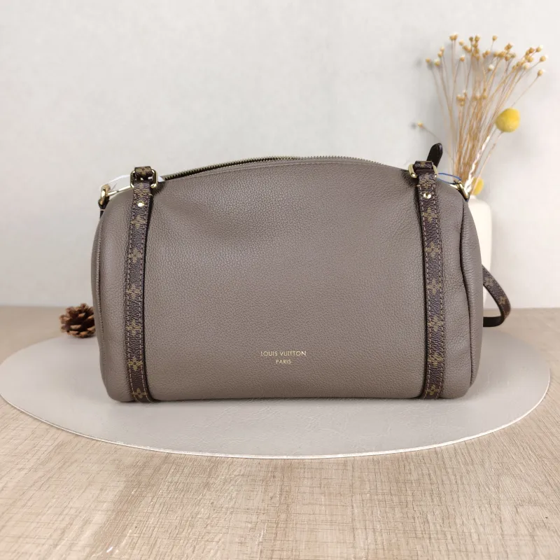 Louis Vuitton Shoulder Bag EXPRESS Shoulder Bag Grey Calfskin Small 26 × 13.5 × 17 cm