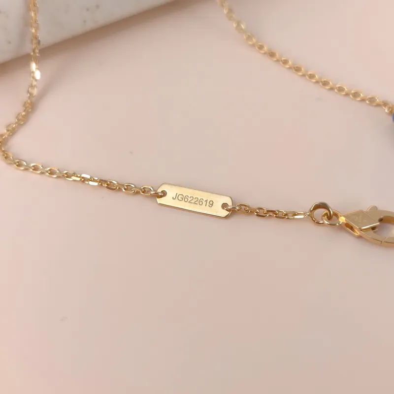 Van Cleef & Arpels Necklace Alhambra Alhambra Collection Necklace 18KY ellow Gold Vintage Small41cm — cover view 8 of 9
