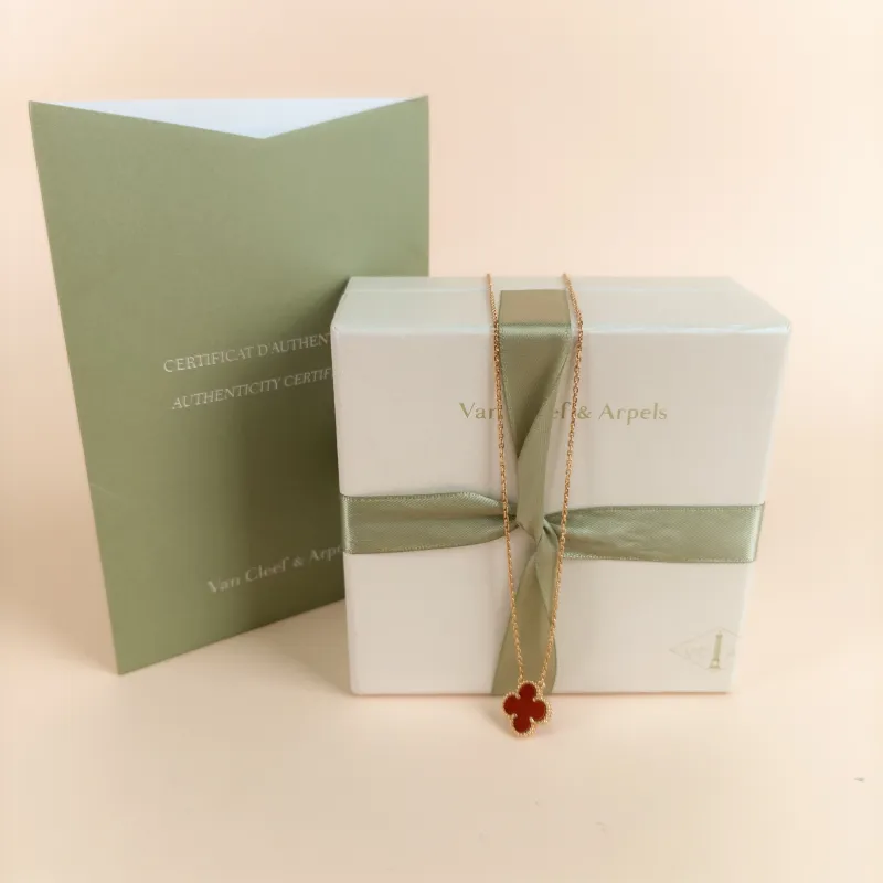 Van Cleef & Arpels Necklace Alhambra Alhambra Collection Necklace 18KY ellow Gold Vintage Small 41cm — cover view 8 of 8