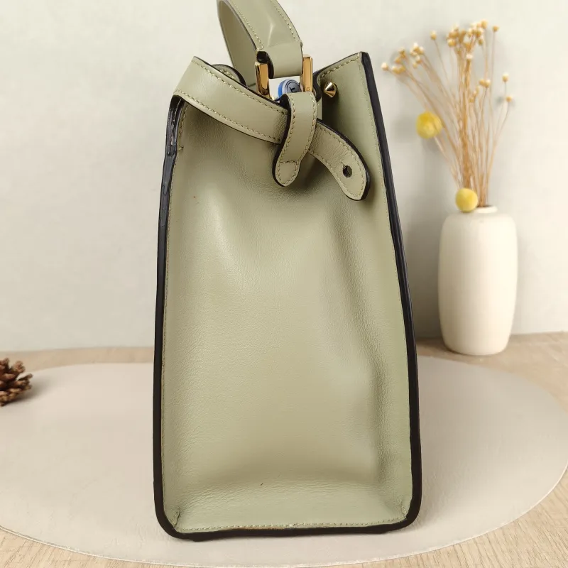 FENDI Shoulder Bag Peekaboo X-Lite Calfskin Medium 30 × 15 × 25 cm — detail view 7 of 11