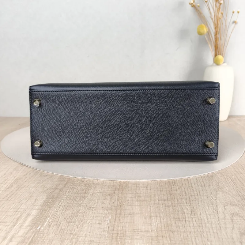 Hermès Shoulder Bag Kelly 28 Gold-Tone Hardware 89Black Epsom Calfskin Medium 28 × 10 × 22 cm C — cover view 5 of 6