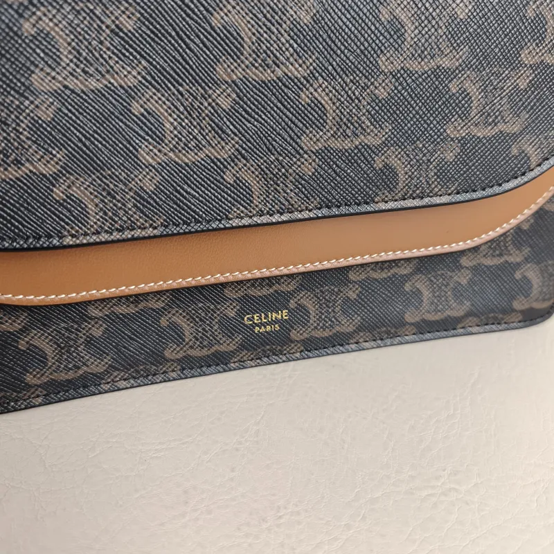CELINE Crossbody Bag TRIOMPHE Clutchwoc Monogram PVC One Size 20 × 6 × 12 cm — detail view 6 of 13