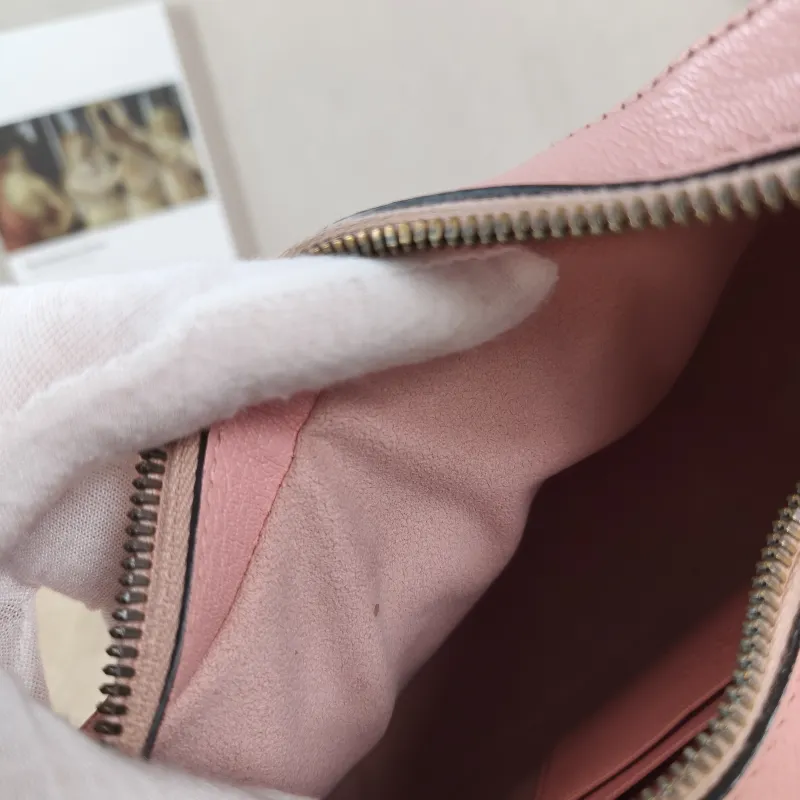 GUCCI Shoulder Bag Aphrodite Hobo Pink Calfskin Small25 × 7 × 19 cm — detail view 6 of 11