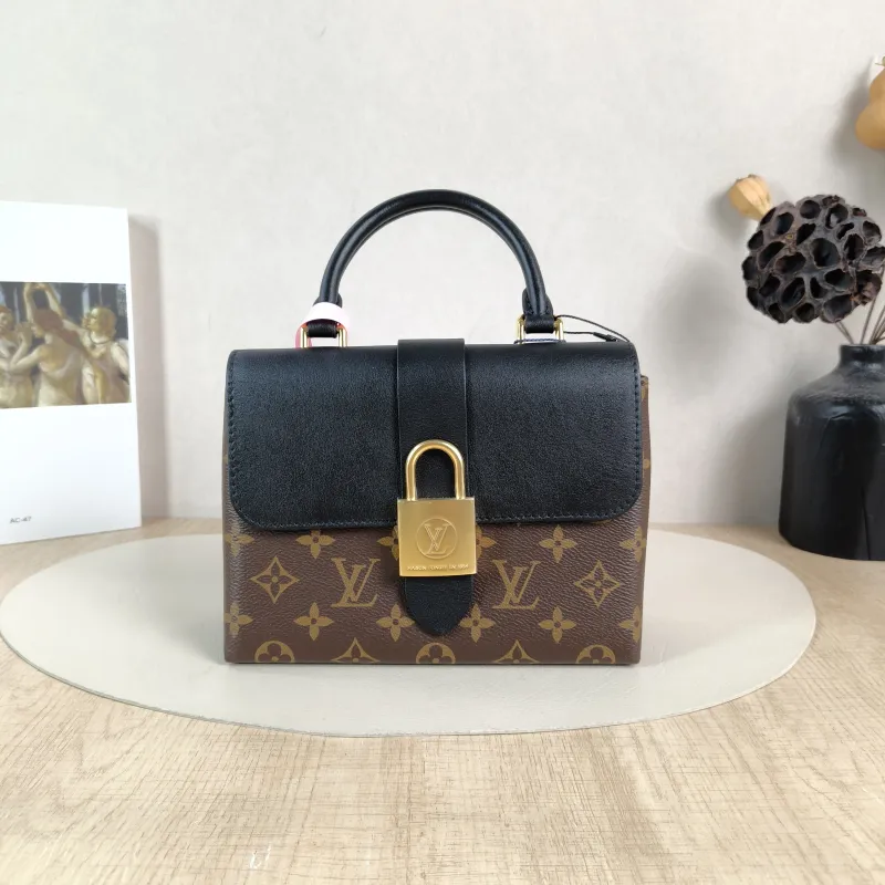 Louis Vuitton Crossbody Bag Locky BB Black PVC BB 20 × 7.5 × 16 cm