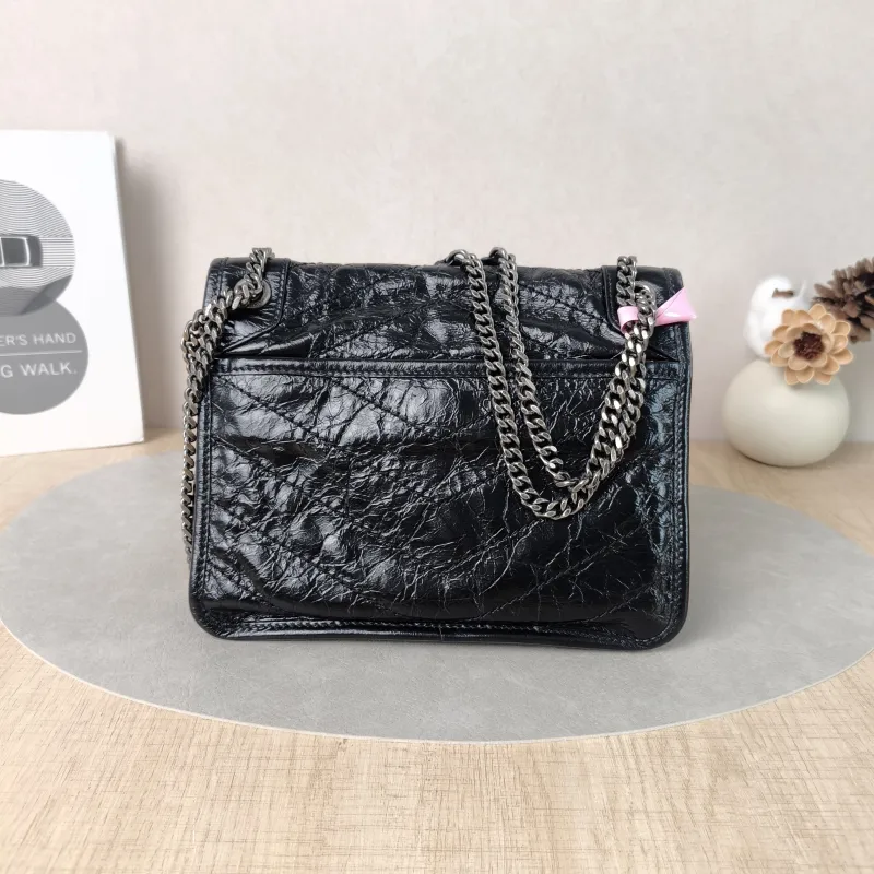 SAINT LAURENT Crossbody Bag Niki D Waxed Leather Calfskin Small21 × 7.5 × 16 cm — cover view 3 of 5
