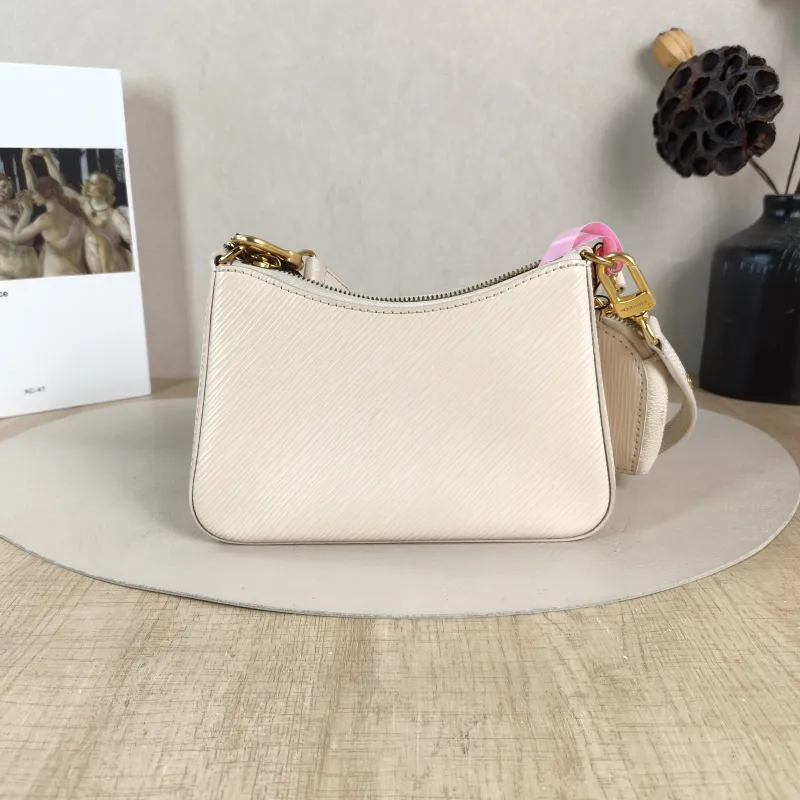 Louis Vuitton Shoulder Bag MARELLINI White Epi Embossed Calfskin Mini 19 × 6.5 × 13.5 cm — cover view 4 of 5