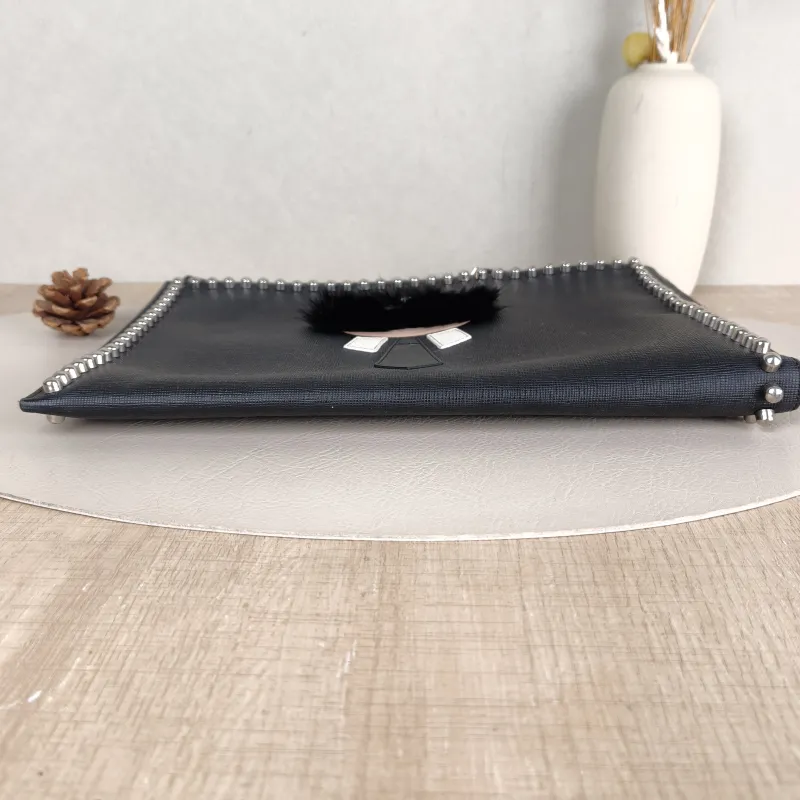 FENDI Clutch Clutch Black One Size30 × 2 × 22 cm — cover view 5 of 5