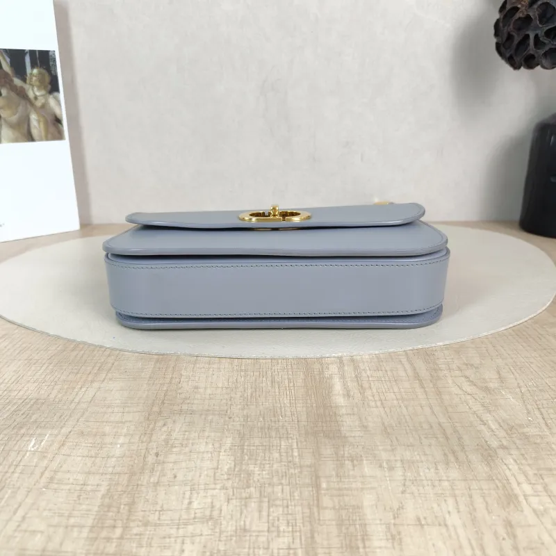 DIOR Crossbody Bag 30Montaigne 30 Avenue Grey Calfskin Small 23 × 6.5 × 13 cm — cover view 5 of 5