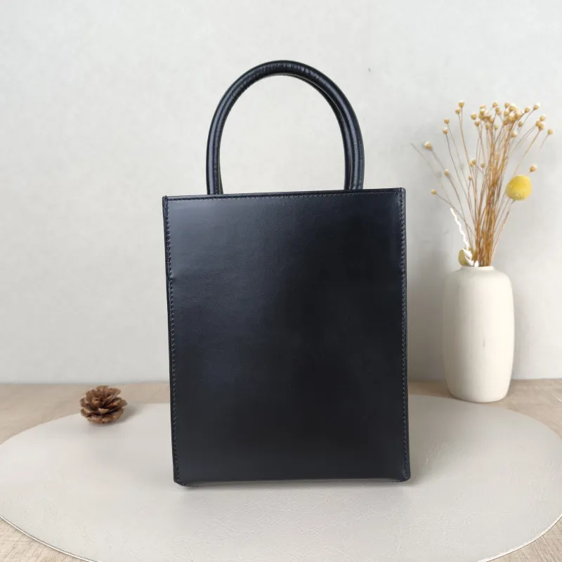 LOEWE Crossbody Bag A5 Tote Black Calfskin One Size17 × 6 × 21 cm — cover view 4 of 5