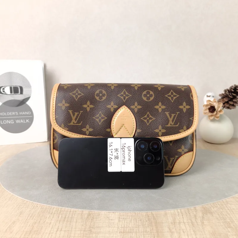 Louis Vuitton Crossbody Bag Diane Baguette Bag Shoulder Strap PVC Small24 × 9 × 15 cm — cover view 6 of 6