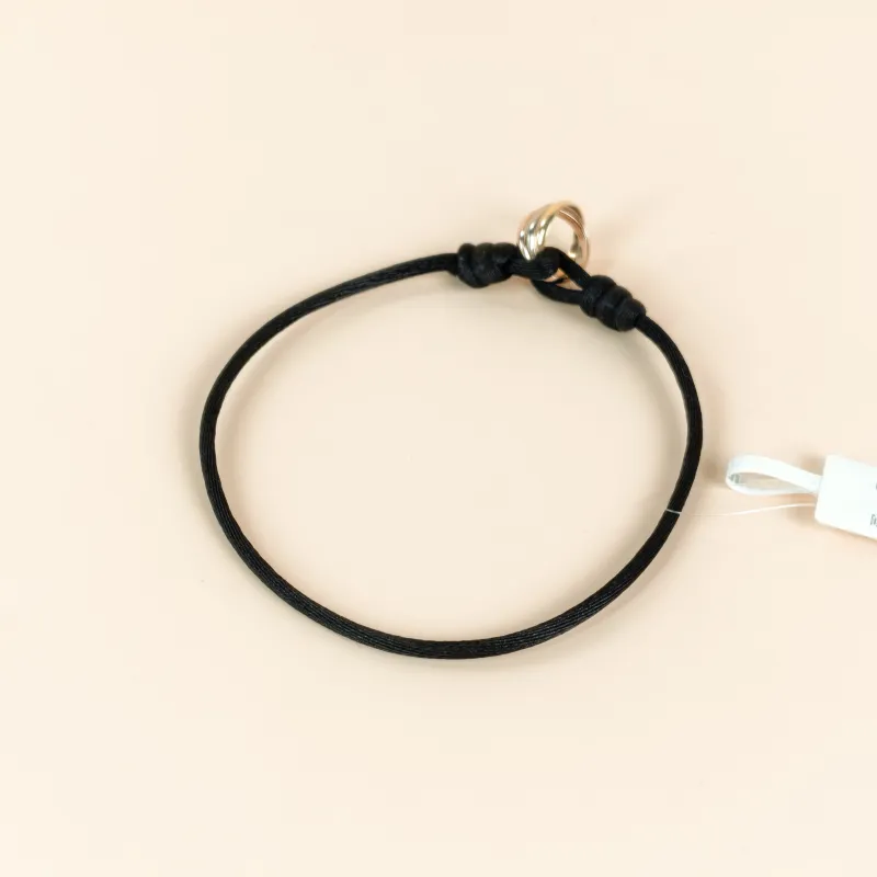 CARTIER Bracelet Trinity Collection Black 18KW hite Gold Yellow Gold Rose Gold One Size 22cm โ cover view 5 of 6