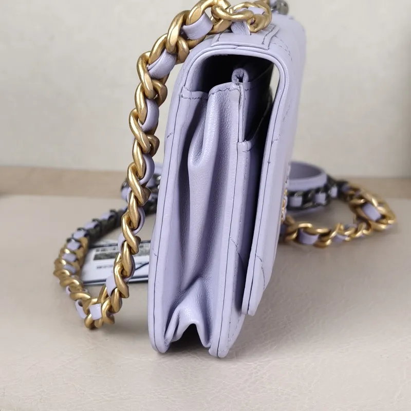 Chanel Crossbody Bag 19Bag WOC SL ambskin Mini 19.2 × 3.5 × 12.3 cm — detail view 1 of 13