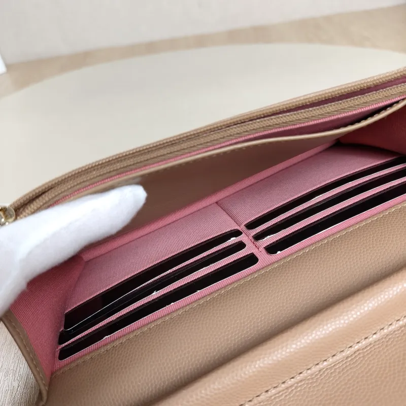 Chanel Crossbody Bag Edition cf woc Taupe Calfskin19.2 × 3.5 × 12.3 cm — detail view 7 of 13