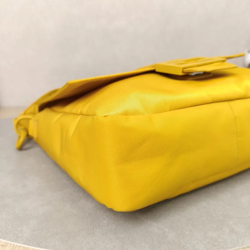 FENDI Crossbody Bag Crossbody Bag Yellow Nylon One Size23 × 7 × 22 cm — detail view 2 of 16