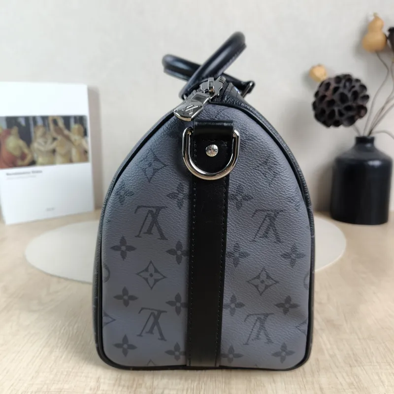 Louis Vuitton Crossbody Bag Keepall 35 Monogram PVC One Size 35 × 16 × 21 cm — detail view 11 of 12
