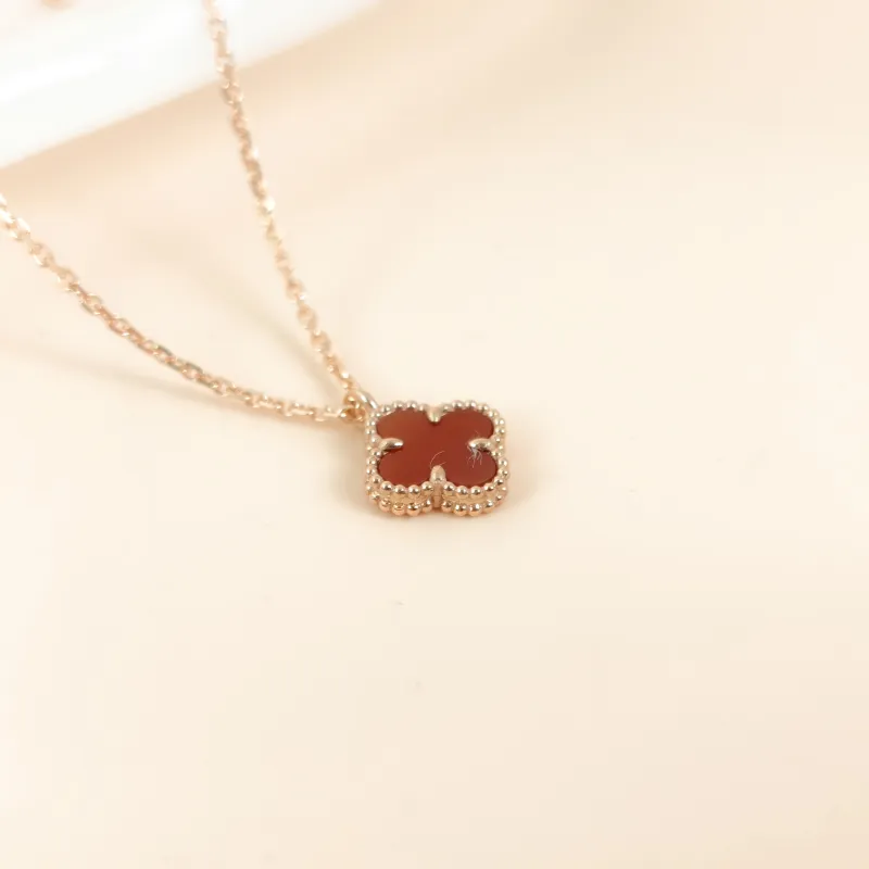 Van Cleef & Arpels Necklace Alhambra 18KR ose Gold Sweet Mini 0.95 × 0.95 × 40 cm — cover view 3 of 8