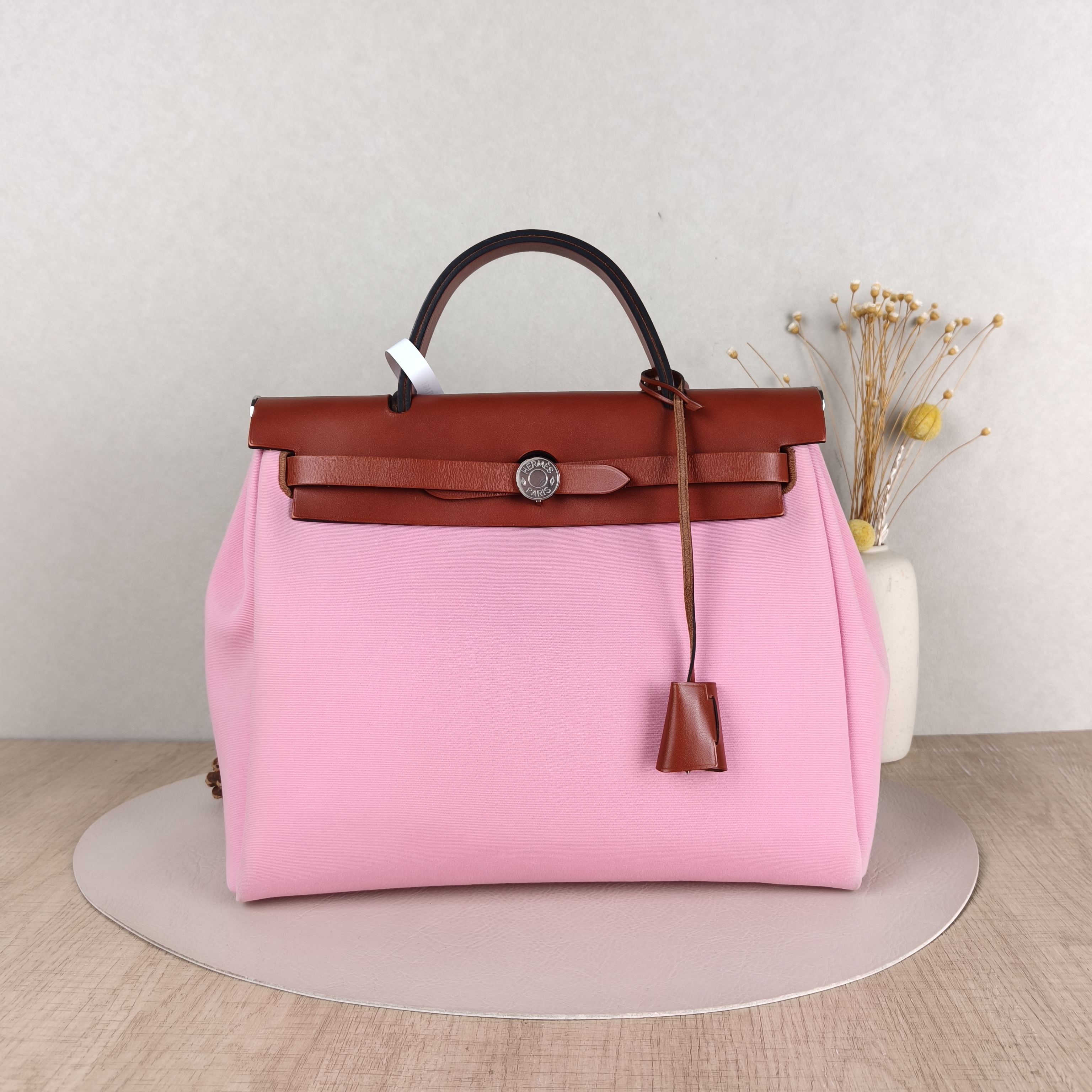 Hermès Crossbody Bag Herbag 31 Canvas Medium30.5 × 11 × 25.5 cm