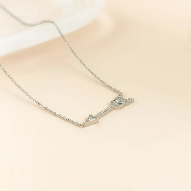 Tiffany&Co. Necklace Arrow Necklace Gold Diamond 950One Size40cm — cover view 4 of 8