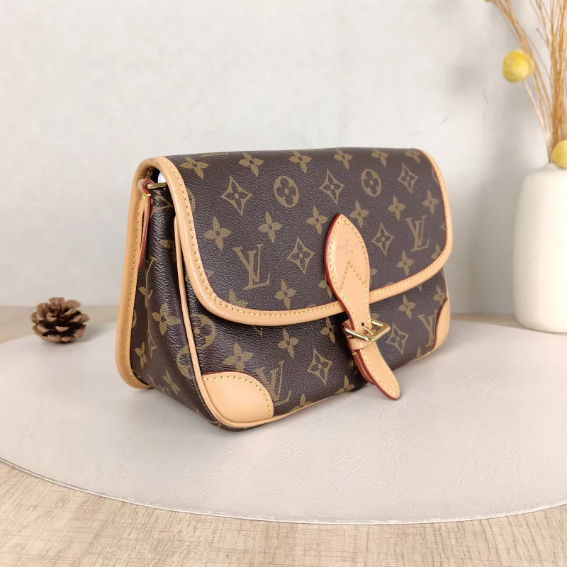 Louis Vuitton Crossbody Bag Diane Baguette Bag Shoulder Strap PVC Small 24 × 9 × 15 cm — cover view 3 of 5