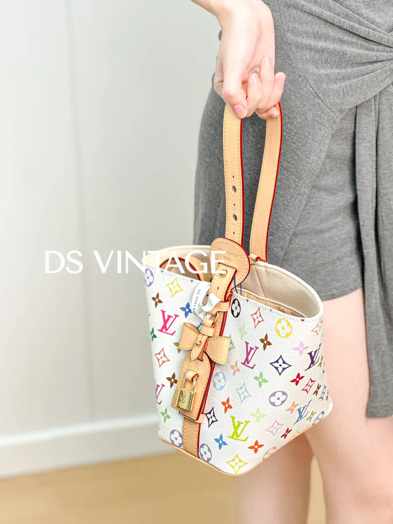 Louis Vuitton Top Handle Bag ALL IN BB Multicolore PVCBB16 × 12 × 18 cm — on-model view 2 of 2