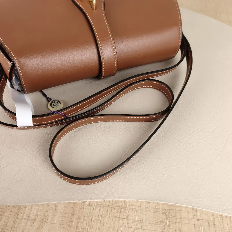 CELINE Crossbody Bag TABOU Brown Calfskinmini18 × 5 × 8 cm — detail view 11 of 11