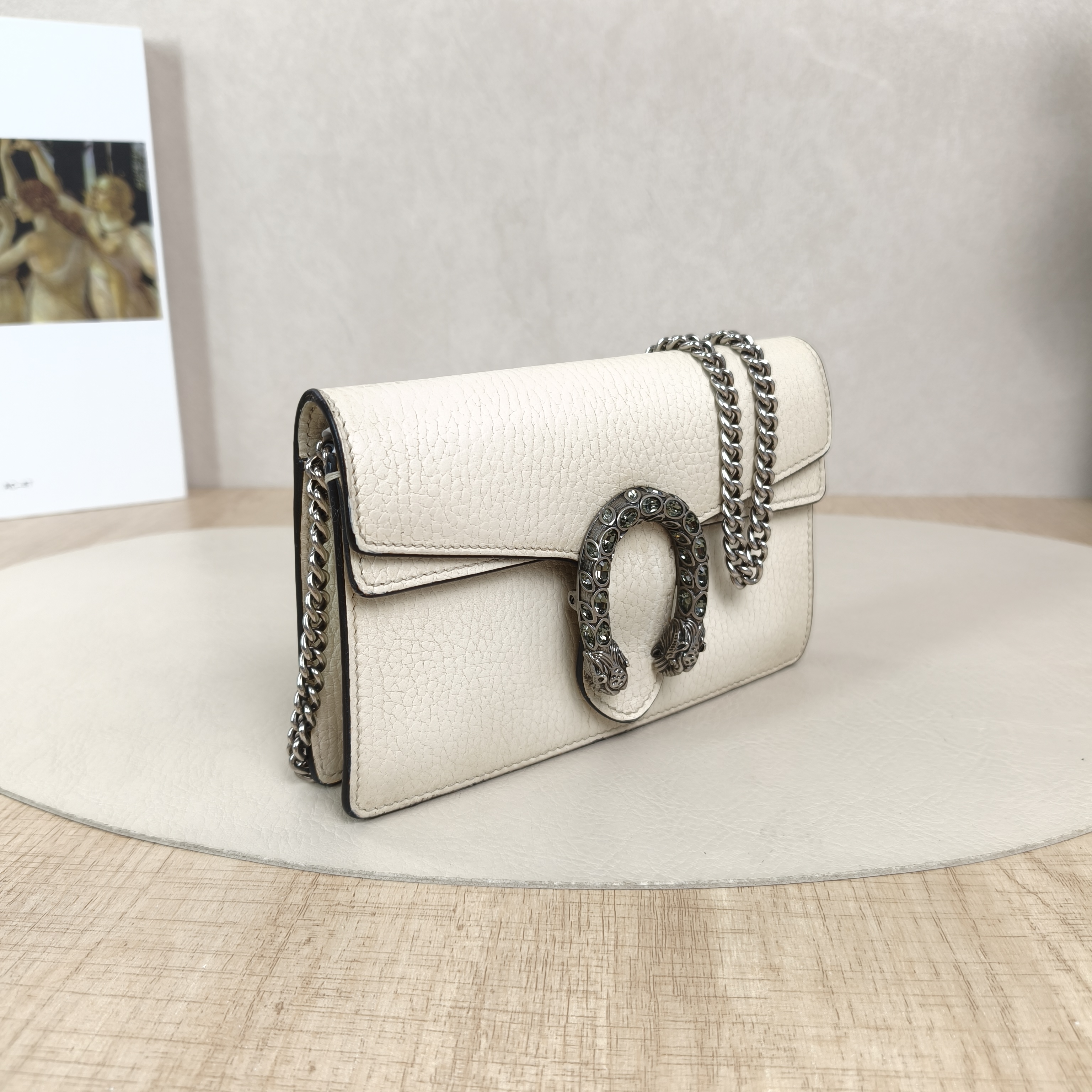 GUCCI Crossbody Bag Dionysus White Calfskinmini16.5 × 4.5 × 10 cm — cover view 5 of 5
