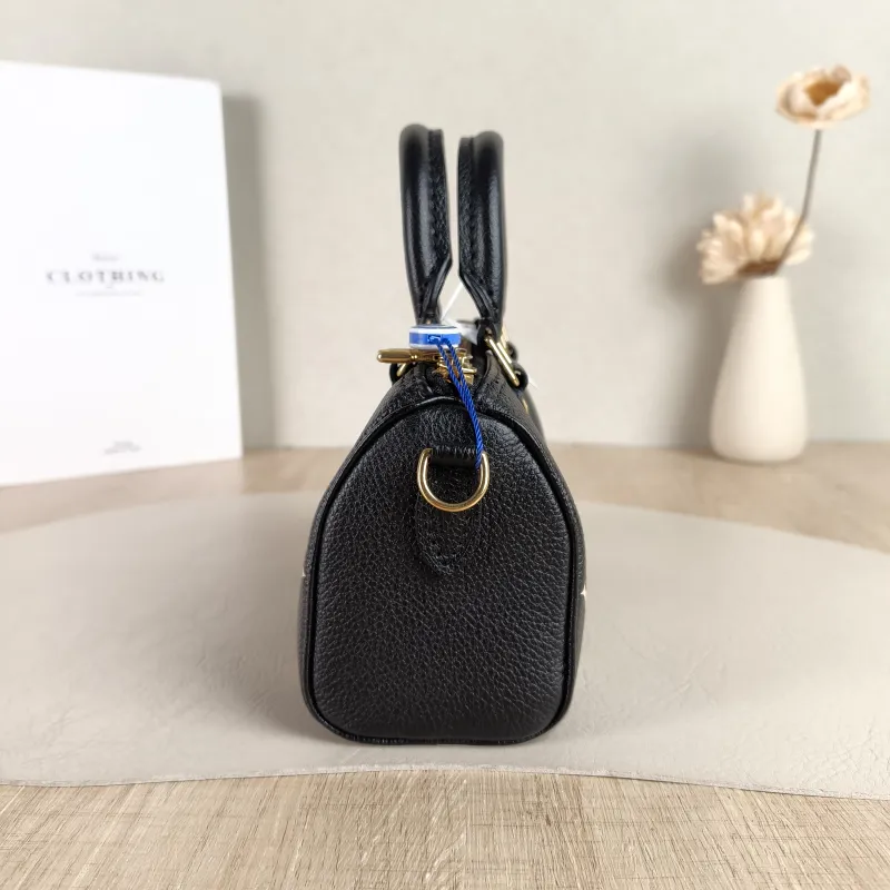 Louis Vuitton Crossbody Bag Speedy Nano Black · White Empreinte Embossed Calfskin nano 16 × 7.5 × 10 cm — detail view 5 of 9