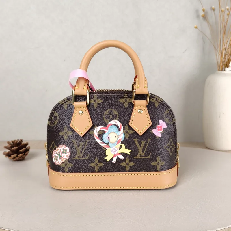 Louis Vuitton Crossbody Bag Alma Nano vivenne Monogram PVC nano 18 × 8 × 12 cm — cover view 3 of 5