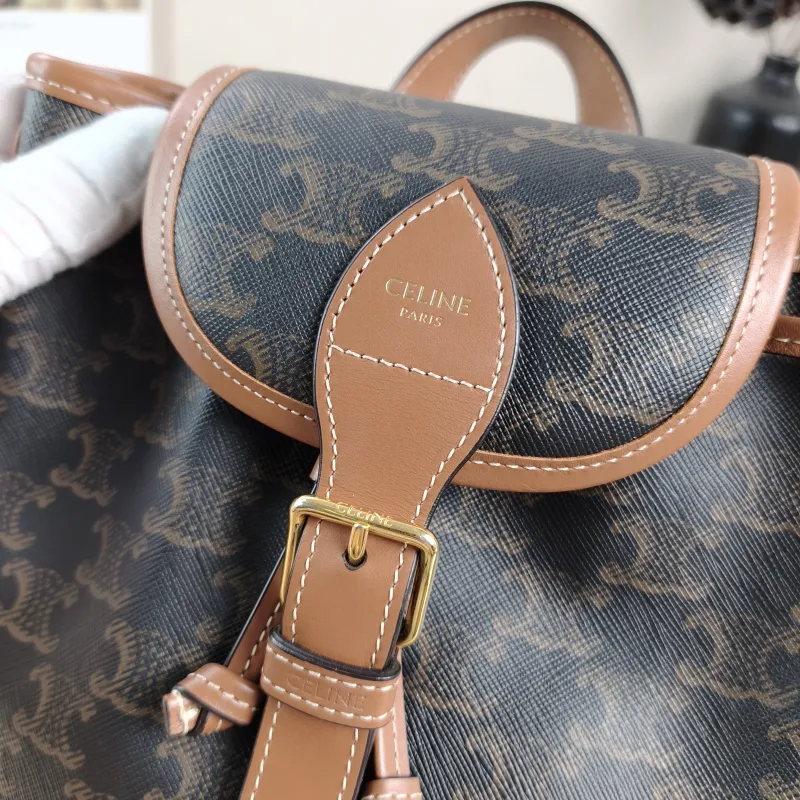 CELINE Backpack FOLCO Backpack Monogram PVC Mini 17 × 10 × 20 cm — detail view 14 of 14