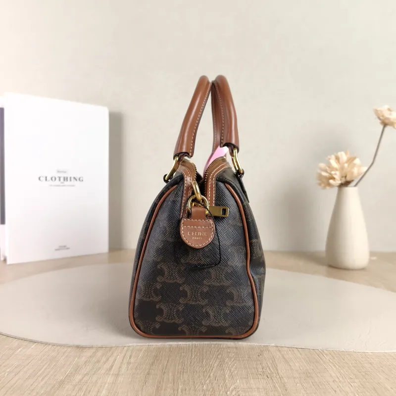 CELINE Crossbody Bag Monogram PVC Small 20 × 10.5 × 15.5 cm — detail view 1 of 9