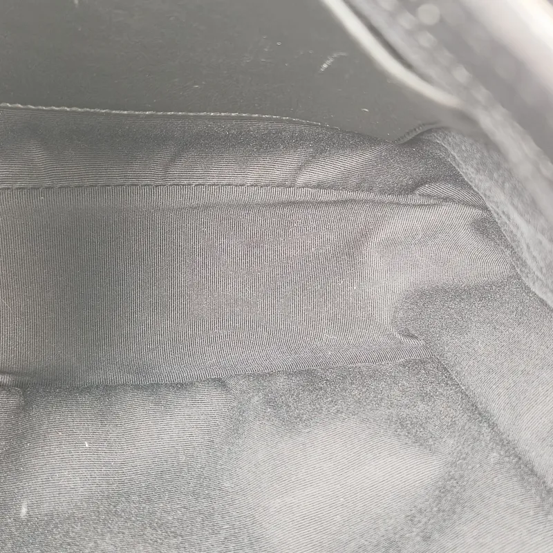 SAINT LAURENT Crossbody Bag Niki Black Waxed Leather Calfskin Medium 28 × 8.5 × 20 cm — detail view 9 of 14