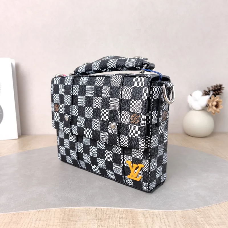 Louis Vuitton Crossbody Bag Flap Soft Trunk Messenger Bag Colorblock PVC One Size 20 × 5.5 × 16 cm — cover view 5 of 5