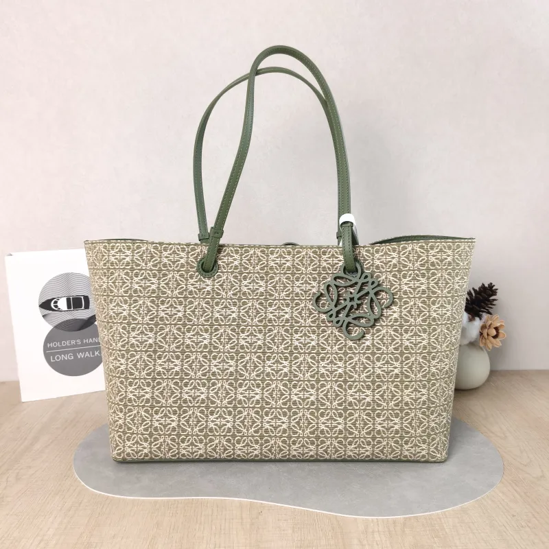 LOEWE Shoulder Bag anagram Canvas One Size 37 × 15 × 25 cm