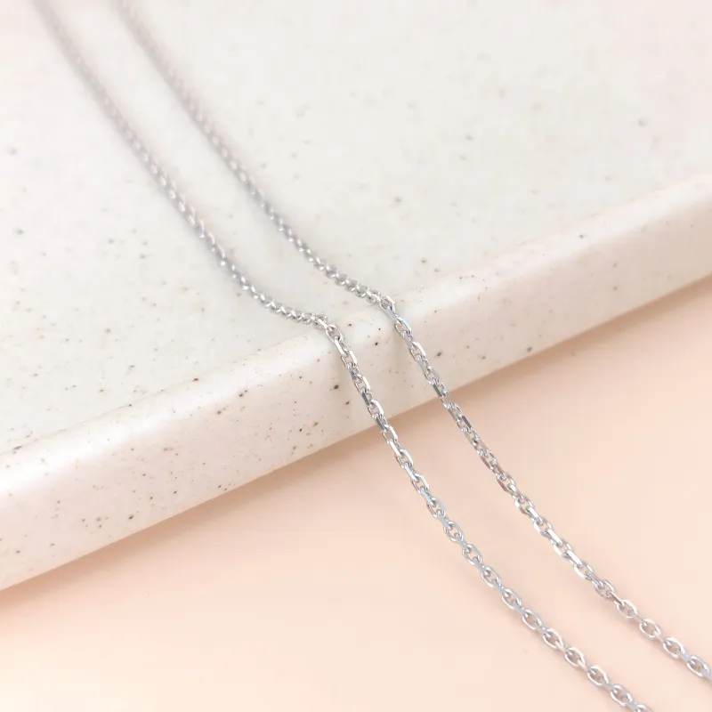 Van Cleef & Arpels Necklace Alhambra Alhambra Collection Necklace White Gold White Gold 18KW hite Gold Vintage Small 42cm — cover view 9 of 9