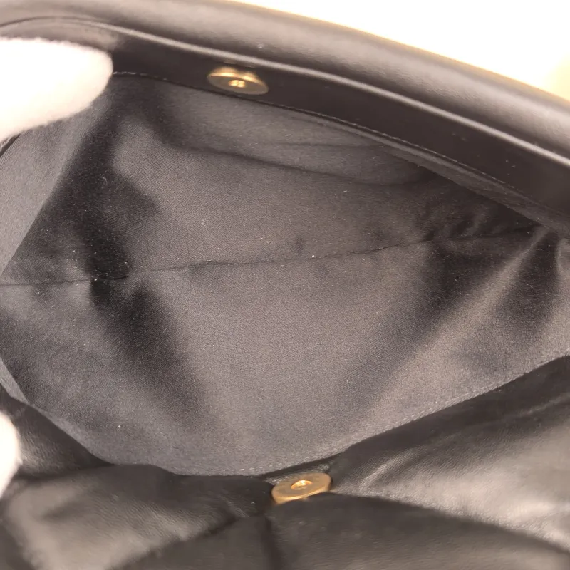 Chanel Crossbody Bag C Black Lambskin Small 28 × 9.5 × 17 cm — detail view 12 of 17