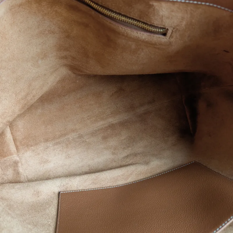 CELINE Shoulder Bag Cabas Anais Tote Bag Brown Calfskin Large 32 × 15 × 28 cm — detail view 11 of 11
