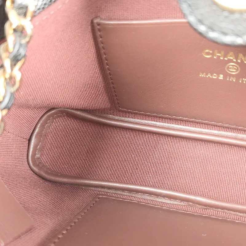 Chanel Shoulder Bag mini tote Black Grained Calfskin One Size20 × 4 × 11 cm — detail view 5 of 10