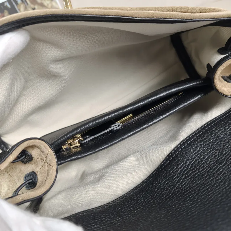 Chanel Shoulder Bag 26a Collection · Black Suede Small 29 × 10 × 17 cm — detail view 10 of 14
