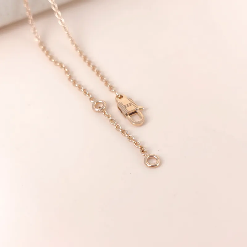 Hermès Necklace Amulettes Constance Pavé Diamond Necklace Rose Gold 18KR ose Gold One Size40cm — cover view 2 of 9