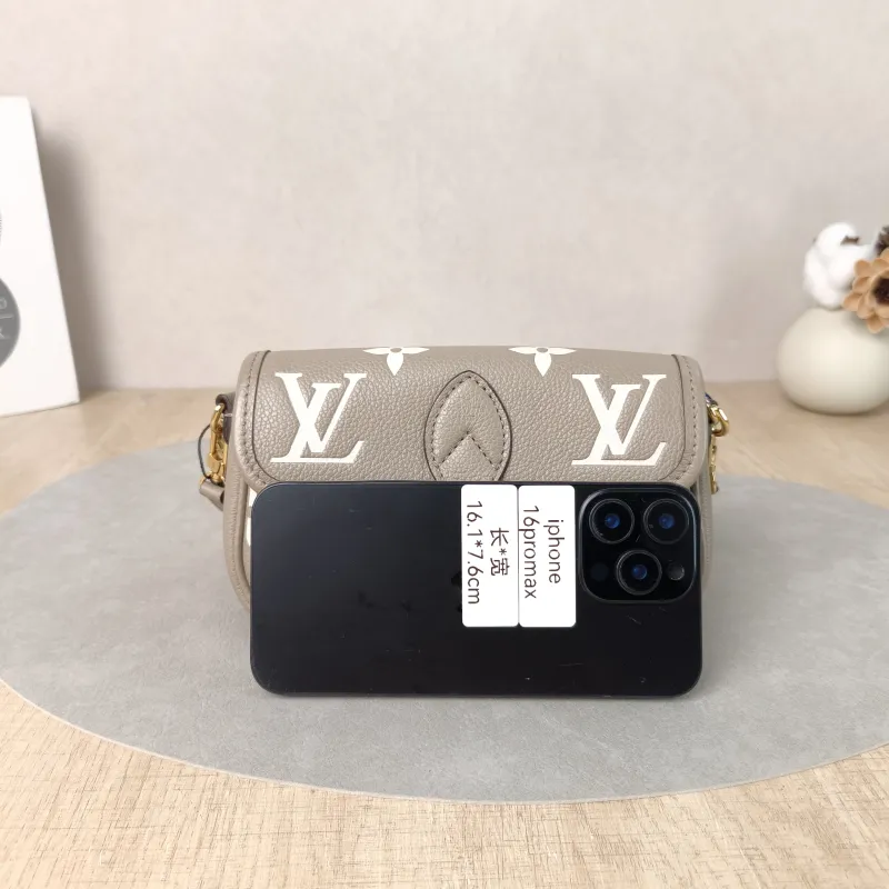 Louis Vuitton Crossbody Bag Diane Baguette Bag Empreinte Embossed Calfskinnano19 × 6 × 10.5 cm — cover view 3 of 5