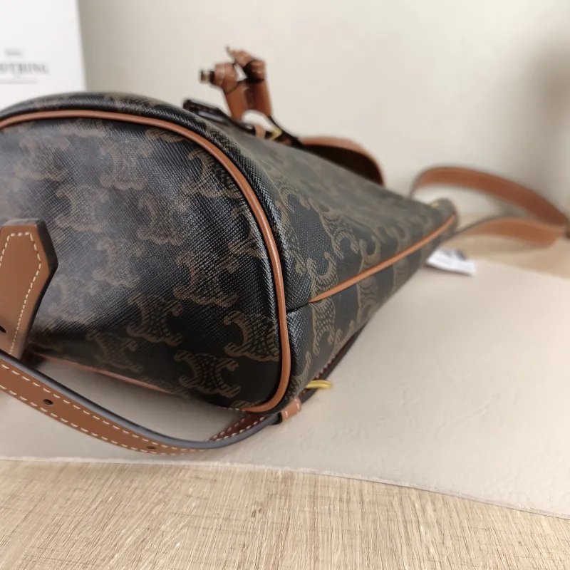 CELINE Backpack FOLCO Backpack Monogram PVC Mini 17 × 10 × 20 cm — detail view 3 of 10