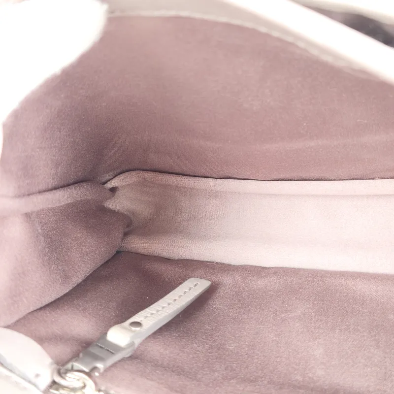 Miumiu Crossbody Bag Crossbody Bag Grey Calfskin One Size 21 × 7 × 17 cm — detail view 4 of 14