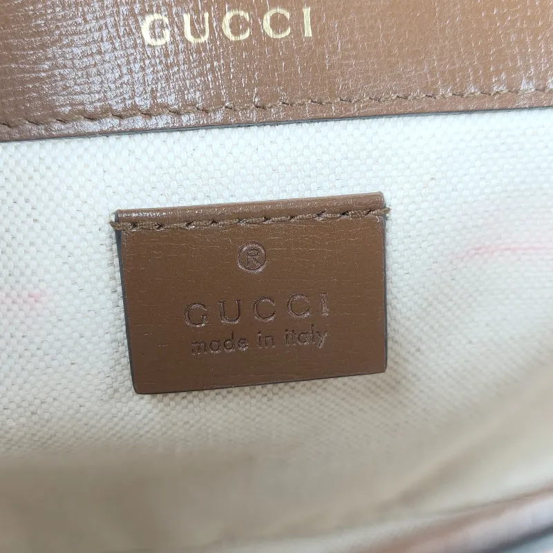 GUCCI Crossbody Bag Horsebit 1955 Horsebit Small Monogram PVC Small20.5 × 5 × 14.5 cm — detail view 1 of 12
