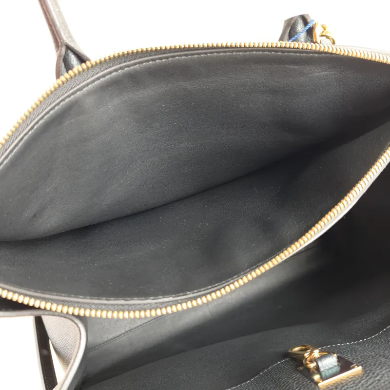 Louis Vuitton Crossbody Bag CITY STEAMER Shoulder Bag Black Calfskin Large 34 × 14 × 29 cm — detail view 2 of 12