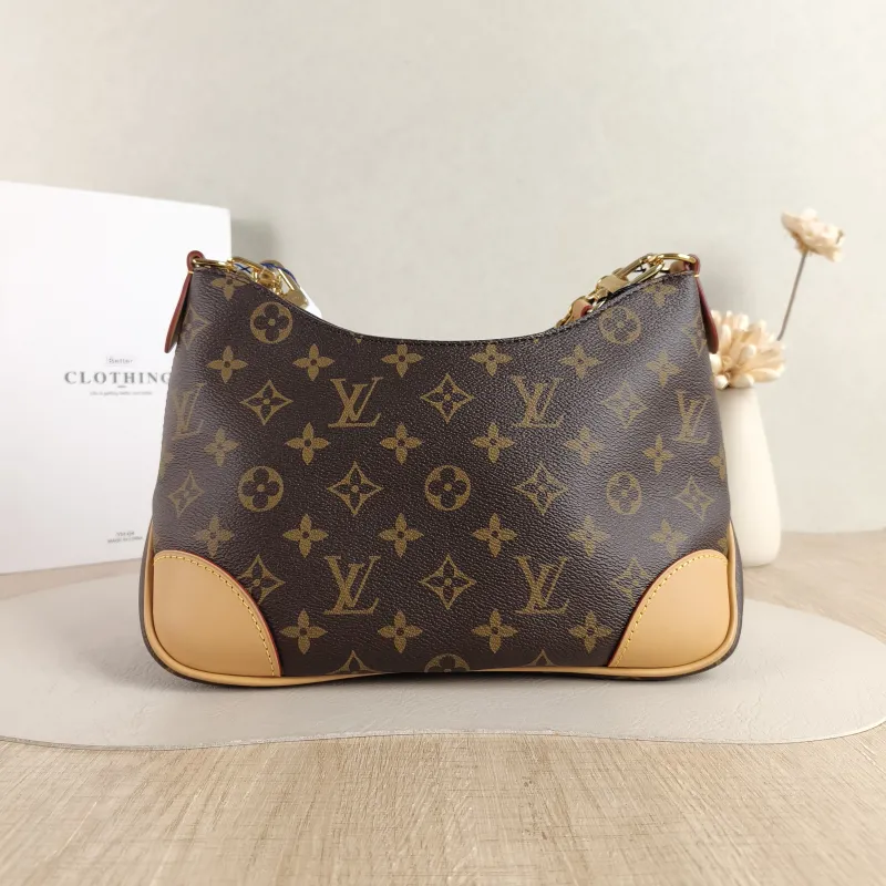Louis Vuitton Crossbody Bag Boulogne PVC Small 26 × 9.5 × 16 cm