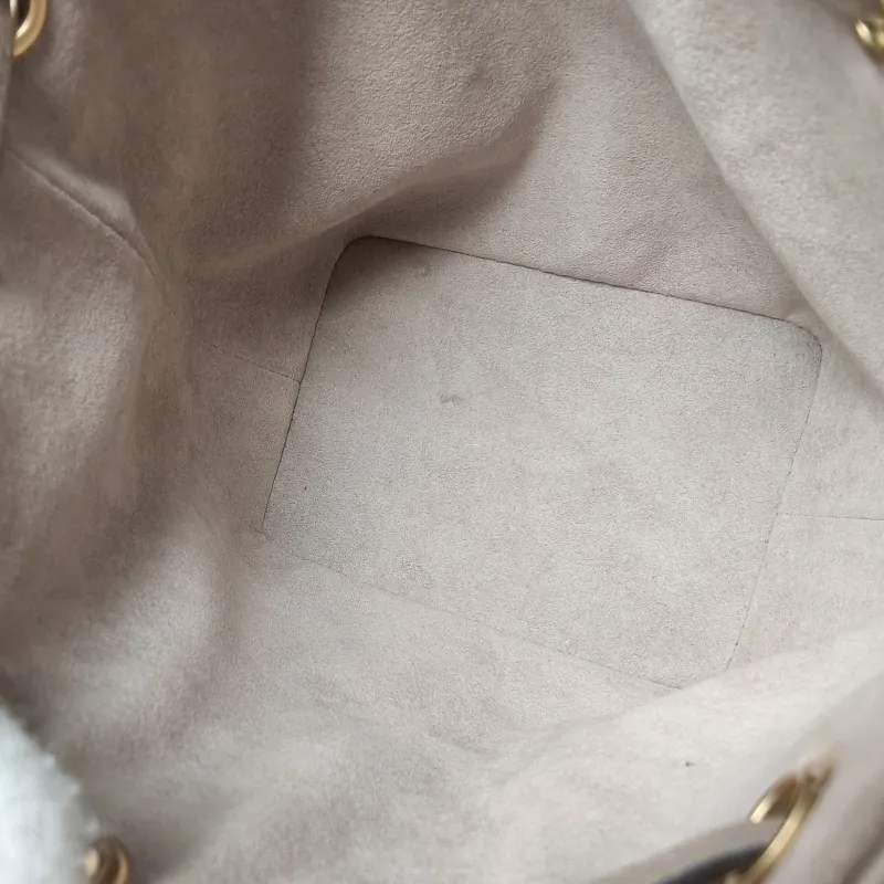 Louis Vuitton Crossbody Bag NANO NOÉ Bucket Bag Nano · White Monogram Empreinte Embossed Calfskin nano 13 × 10 × 16 cm — detail view 4 of 11