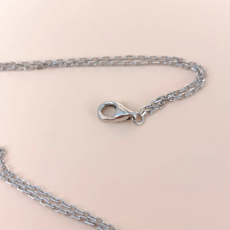 CARTIER Bracelet LOVE Collection Bracelet 2 Diamond White Gold 18KW hite Gold Diamond One Size18cm — cover view 4 of 10