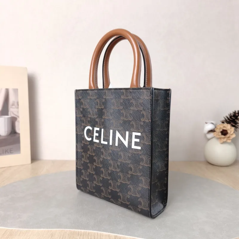 CELINE Crossbody Bag CABAS Mini Monogram PVC Mini 17 × 4 × 20.5 cm — cover view 4 of 6