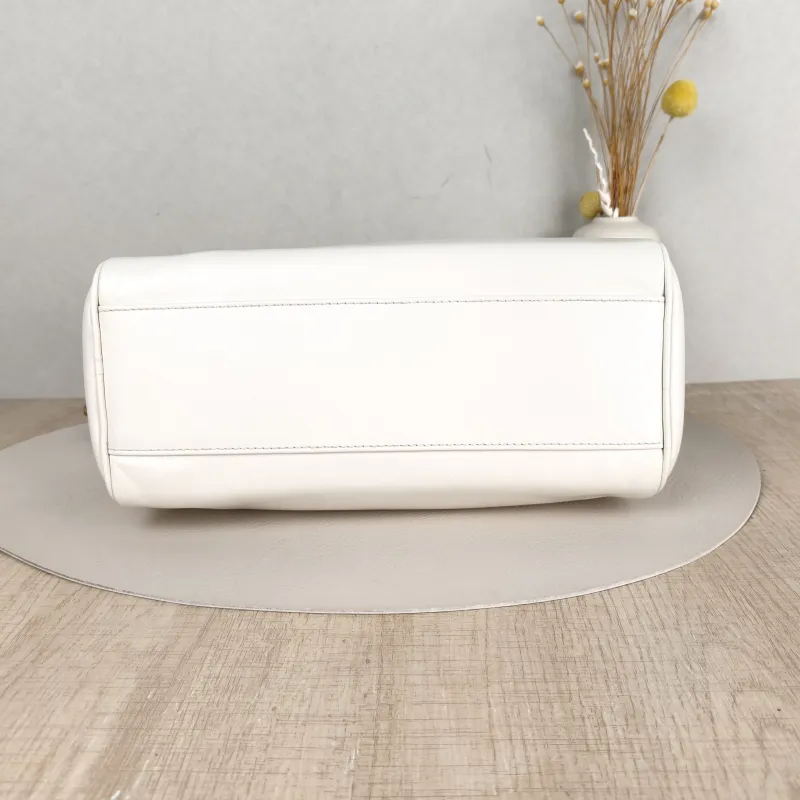 Miumiu Top Handle Bag Top Handle Bag White 28 × 13 × 15 cm — cover view 3 of 5